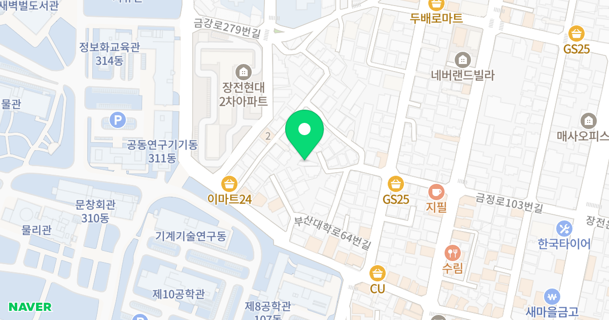 (442-15) 위치 지도 - 부산광역시 금정구 금강로291번길 27