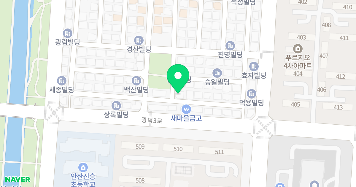 (699-13) 위치 지도 - 경기도 안산시 단원구 다리간2길 84