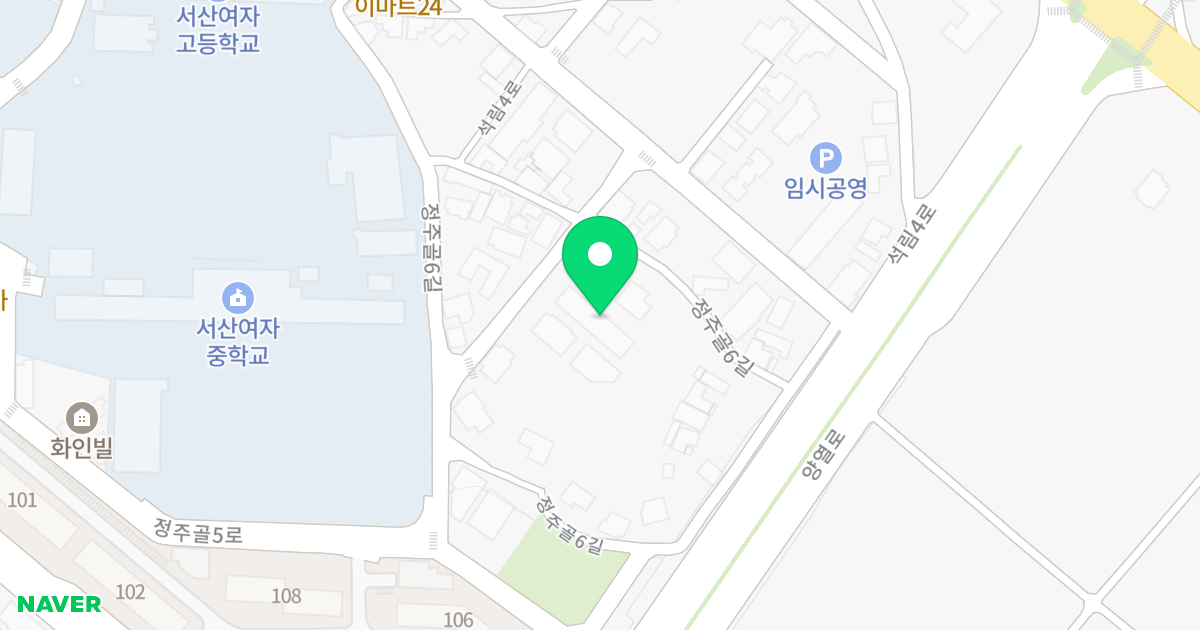(302-27) 위치 지도 - 충청남도 서산시 정주골6길 20-10