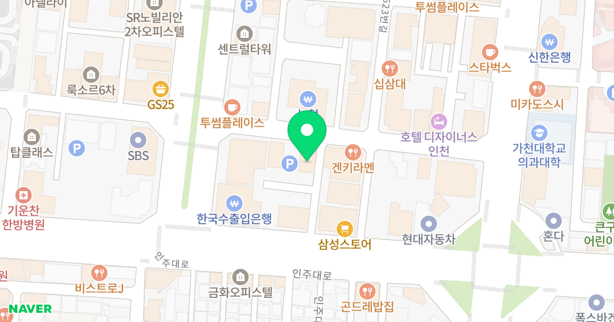 아카데미텔 위치 지도 - 인천광역시 남동구 남동대로765번길 33