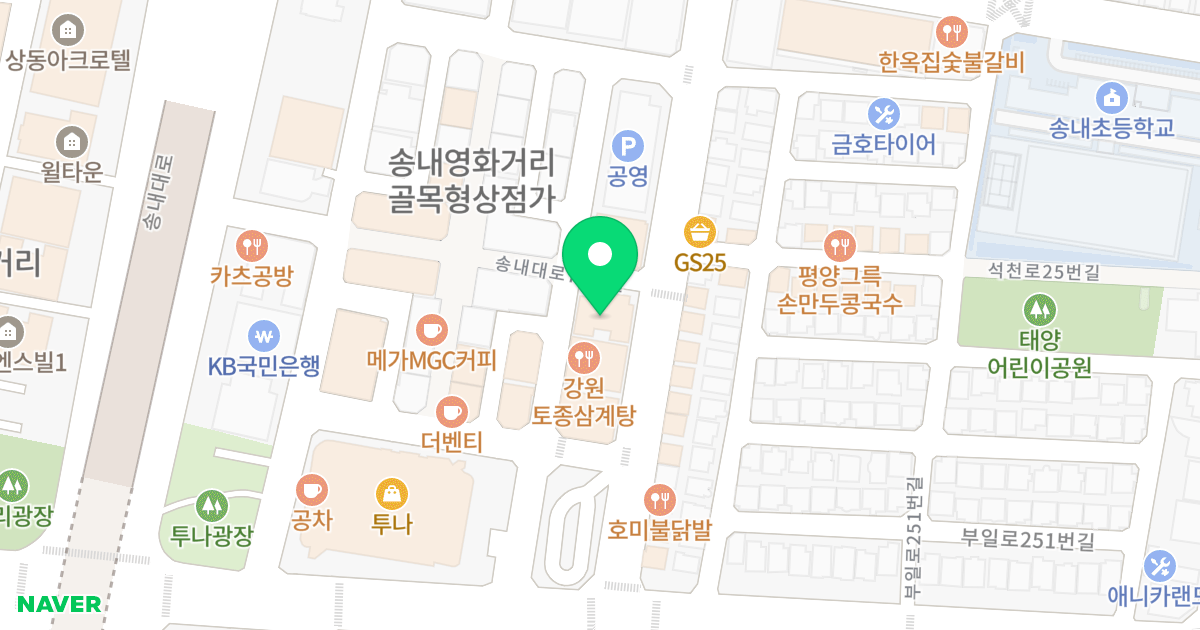 이데아 시티 위치 지도 - 경기도 부천시 원미구