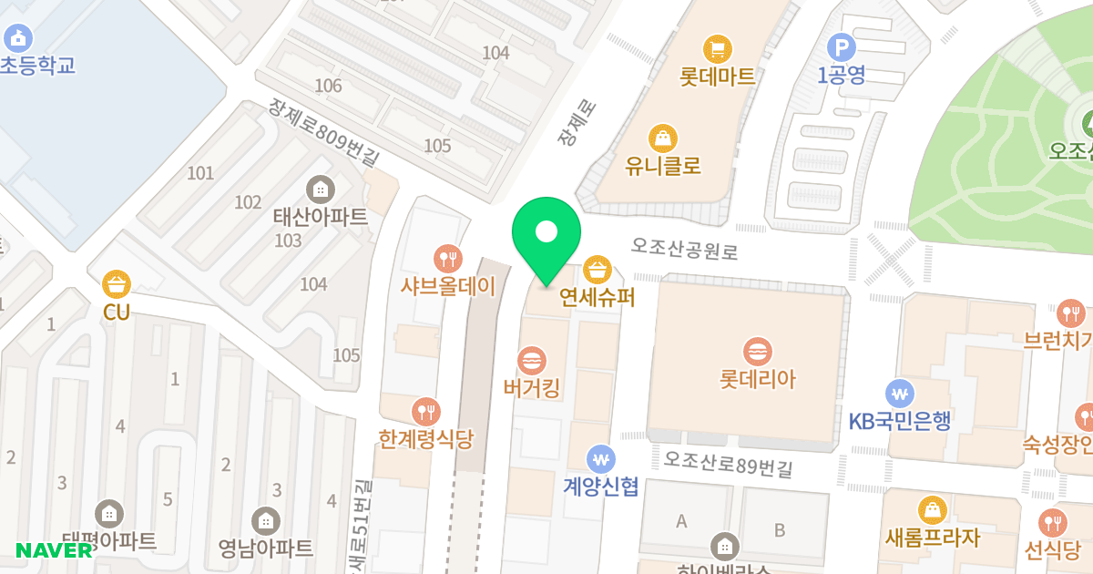 (1063-14) 위치 지도 - 인천광역시 계양구 장제로 808