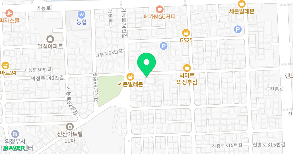 대가트라움 위치 지도 - 경기도 의정부시 신흥로329번길 51