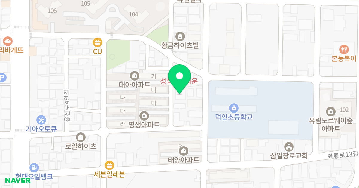 드림시티 위치 지도 - 대구광역시 달서구 대명천로51길 59