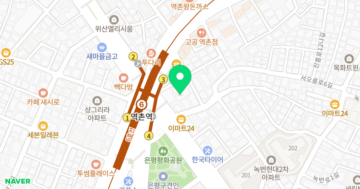 타미라피네 위치 지도 - 서울특별시 은평구 서오릉로6길 3-1