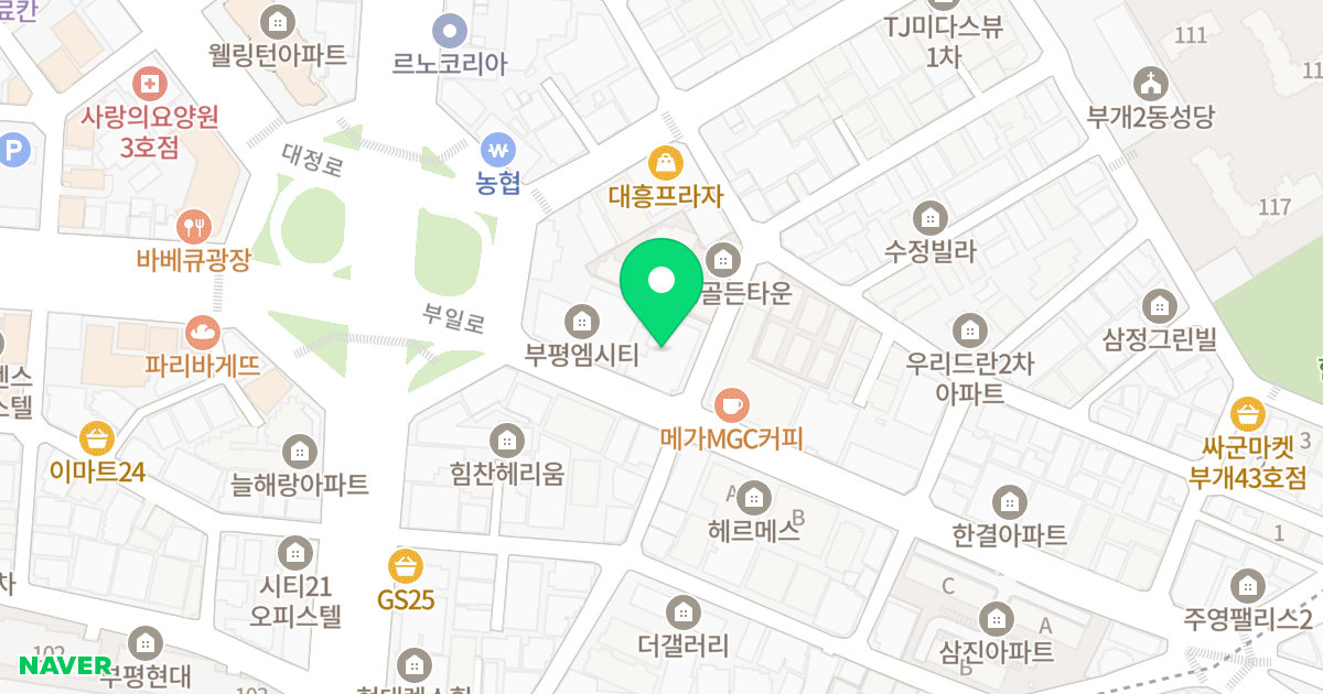 M-TOWER 9 위치 지도 - 인천광역시 부평구 부일로9번길 5
