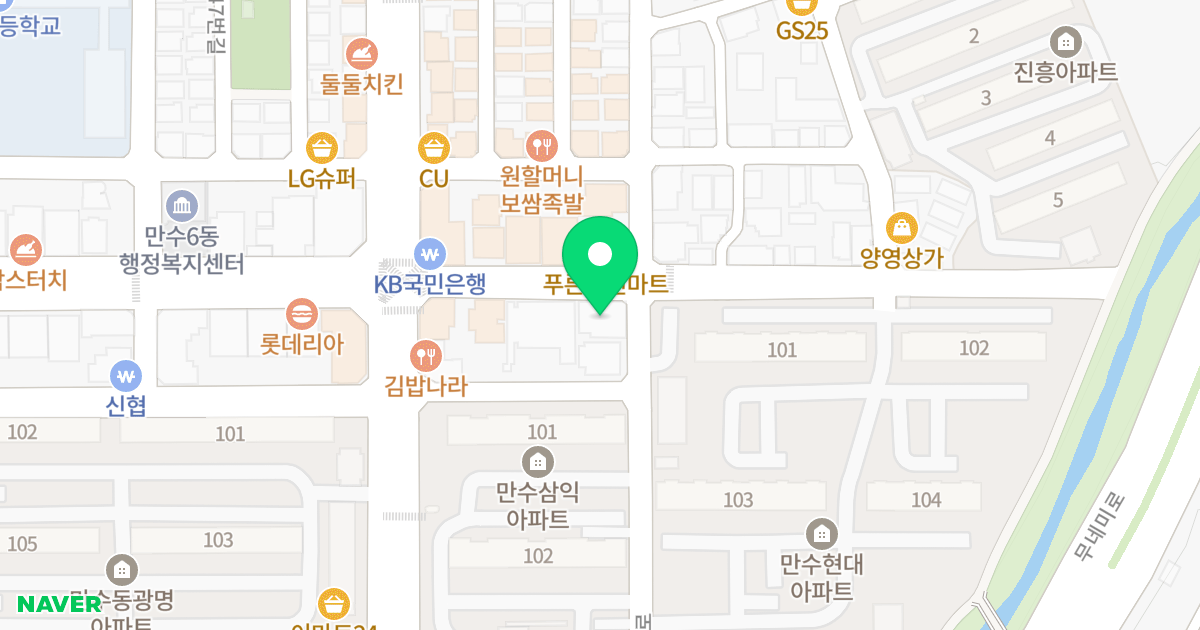 만수리빙스텔 위치 지도 - 인천광역시 남동구 장승남로 68