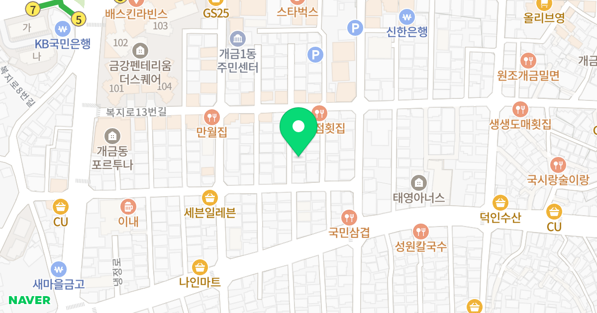 미즈디 위치 지도 - 부산광역시 부산진구 복지로21번길 39-6