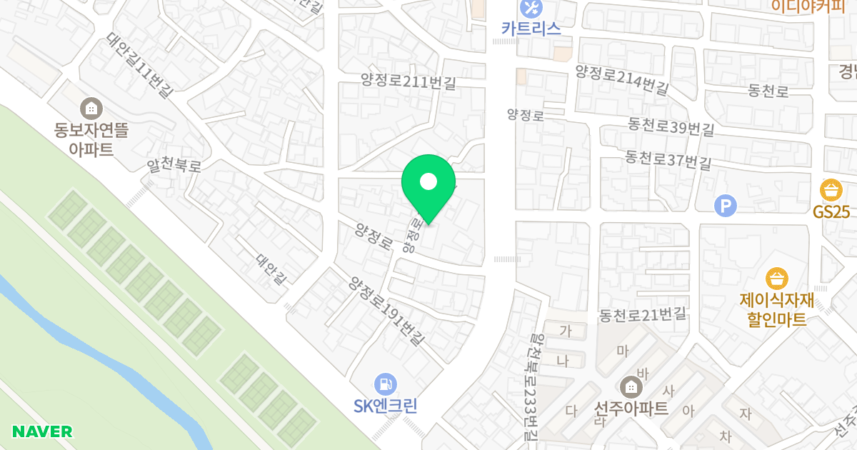 동부이끌림 위치 지도 - 경상북도 경주시 양정로 197-4