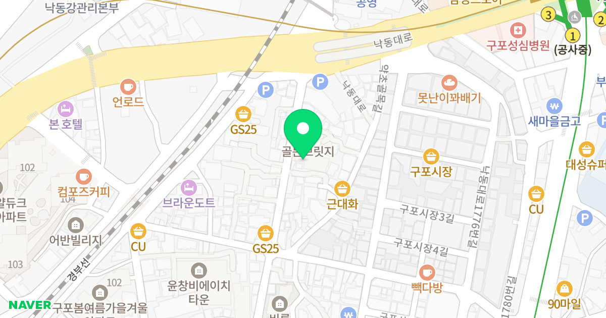 어반펠리체 위치 지도 - 부산광역시 북구 낙동대로1766번길 19-5