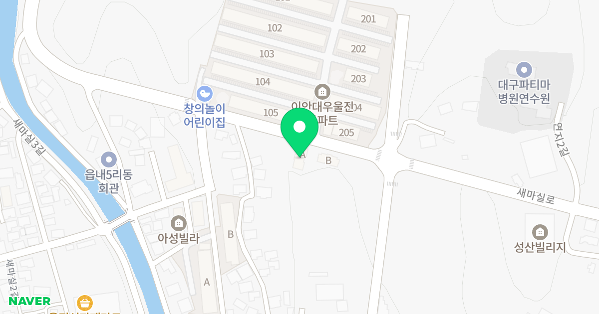 서현힐스빌 위치 지도 - 경상북도 울진군 울진읍