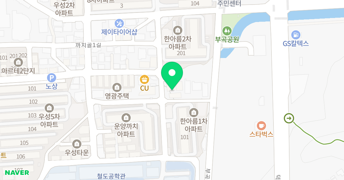 헷세드 위치 지도 - 경기도 의왕시