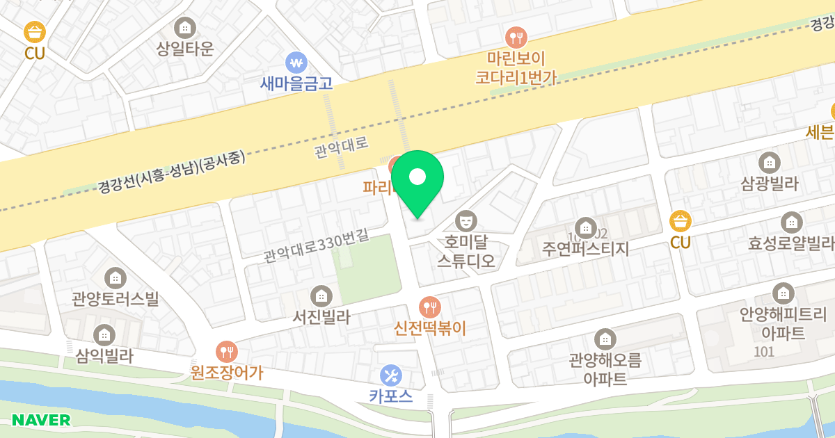 (1450-10) 위치 지도 - 경기도 안양시 동안구 관악대로342번길 11