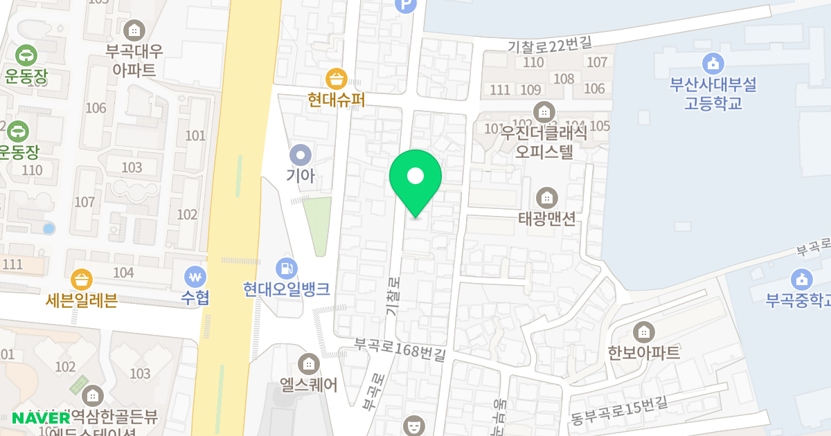 셈 빌라트 위치 지도 - 부산광역시 금정구 기찰로 10