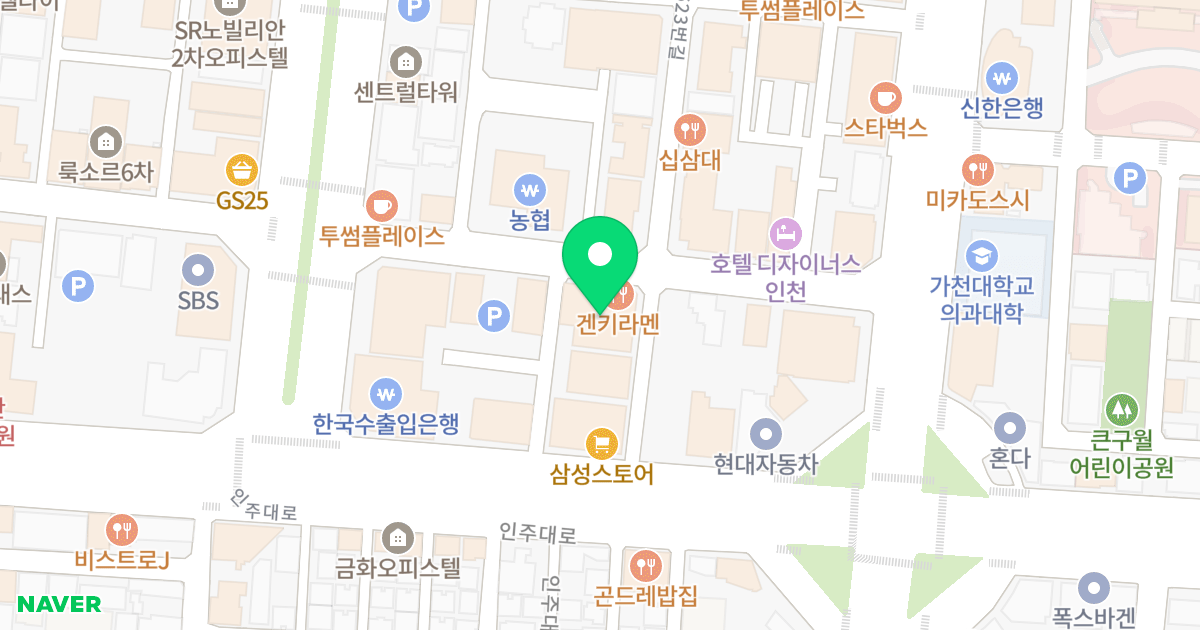지앤이츠 위치 지도 - 인천광역시 남동구