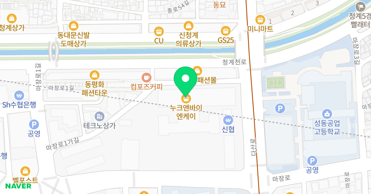 디오트 위치 지도 - 서울특별시 중구 다산로 293