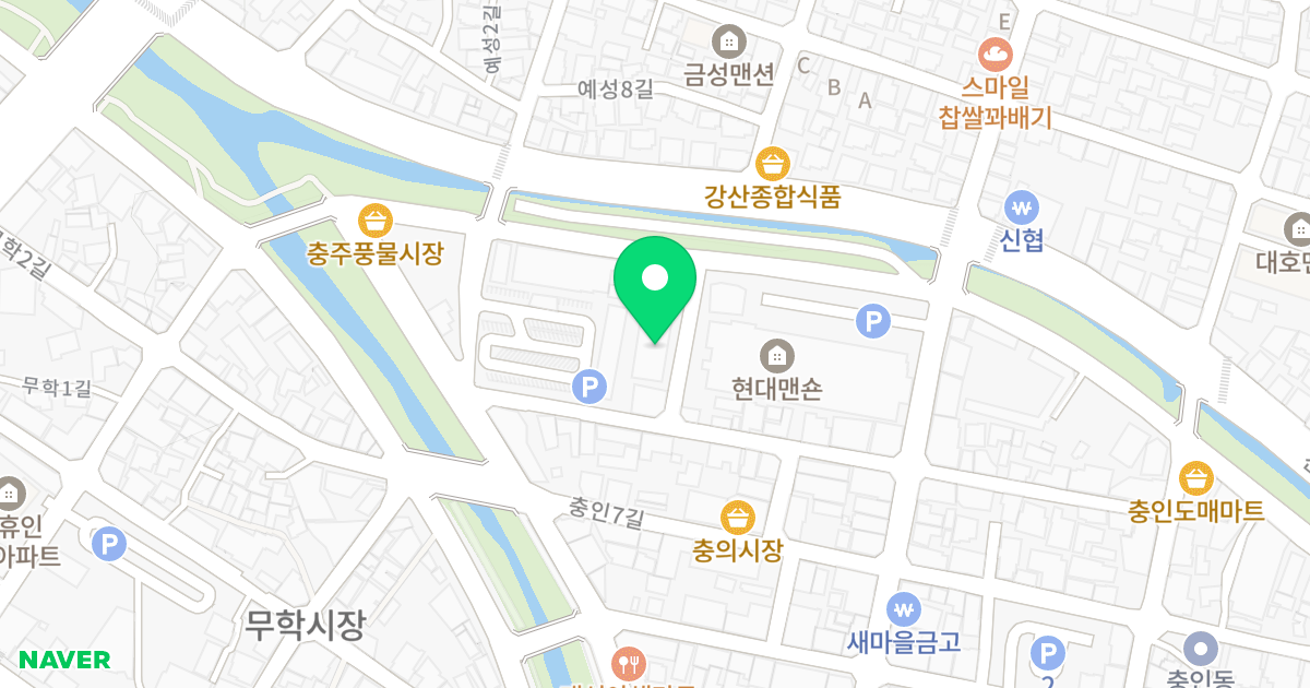 (28) 위치 지도 - 충청북도 충주시 충인8길 7-1