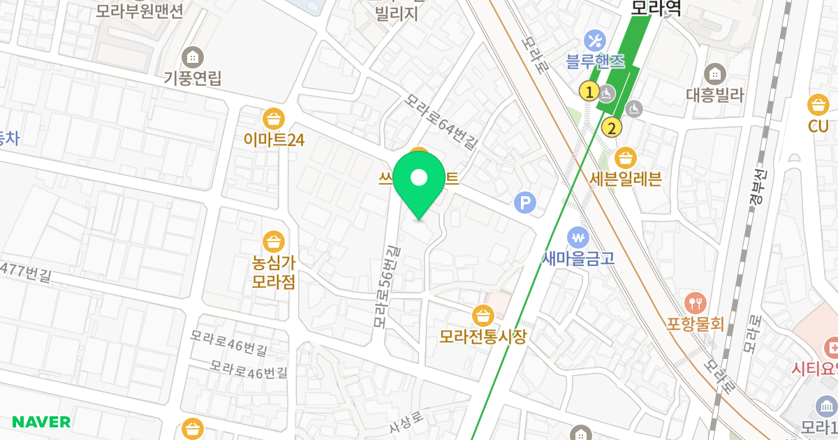 보람더존빌 위치 지도 - 부산광역시 사상구 모라로56번길 29