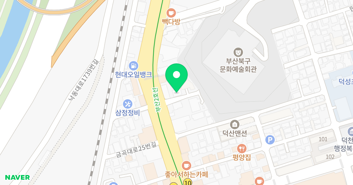 보금자리 위치 지도 - 부산광역시 북구 금곡대로 32-7