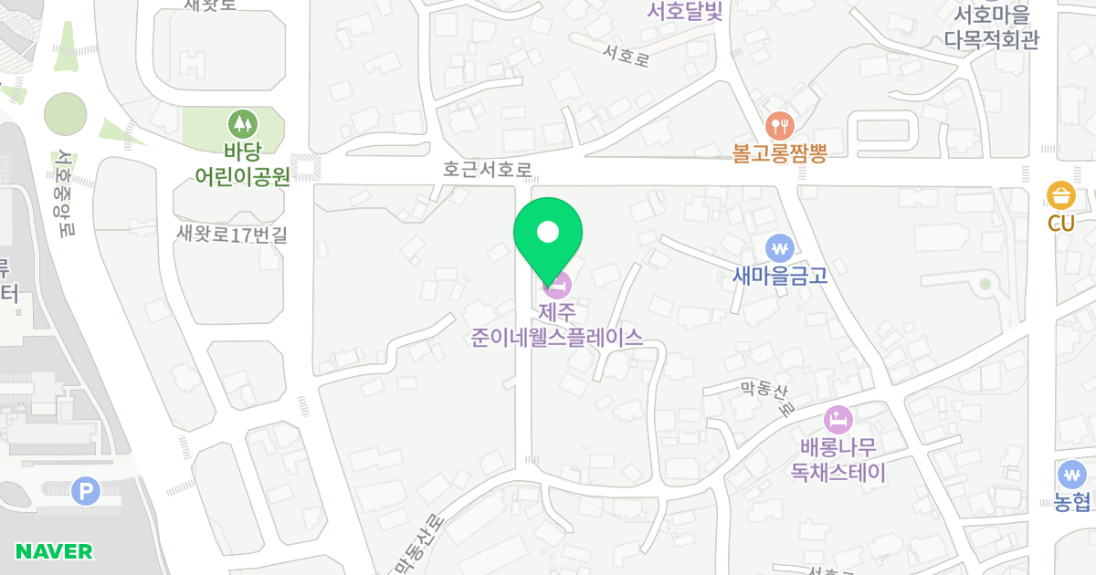 웰스 플레이스 위치 지도 - 제주특별자치도 서귀포시 막동산로46번길 10