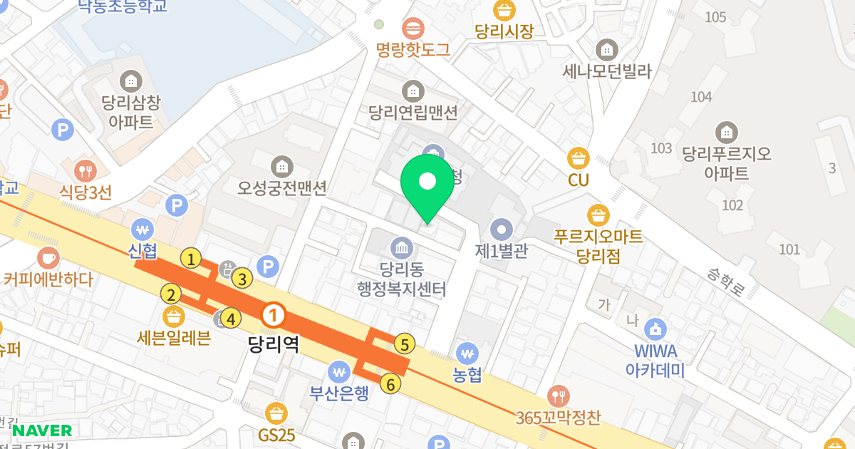 다솜그린빌 위치 지도 - 부산광역시 사하구 낙동대로398번길 18