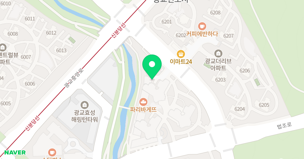 광교 힐스테이트 레이크 위치 지도 - 경기도 수원시 영통구