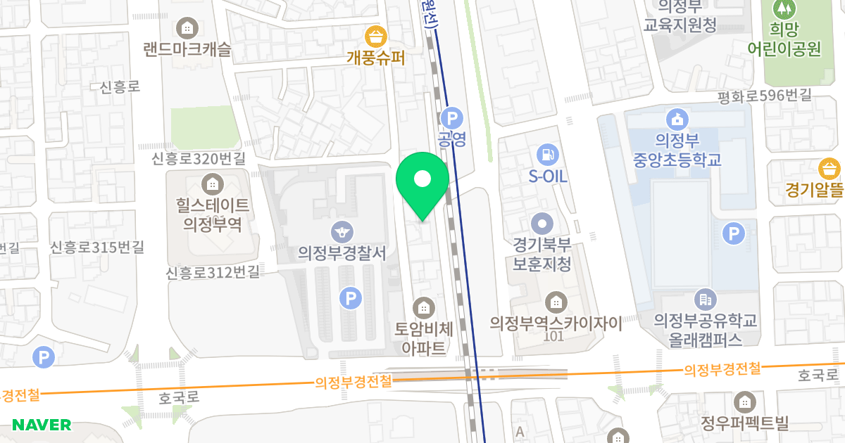 드림팰리스8차 위치 지도 - 경기도 의정부시 호국로1269번길 19