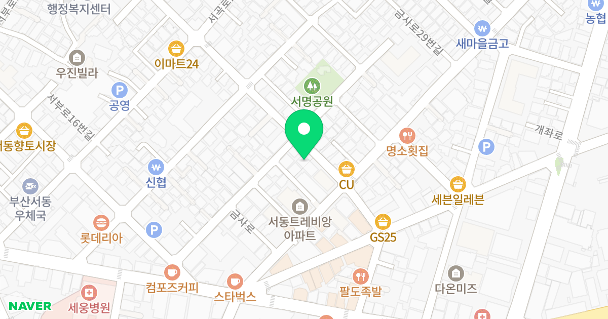 LKS노빌리티 위치 지도 - 부산광역시 금정구 서곡로 3