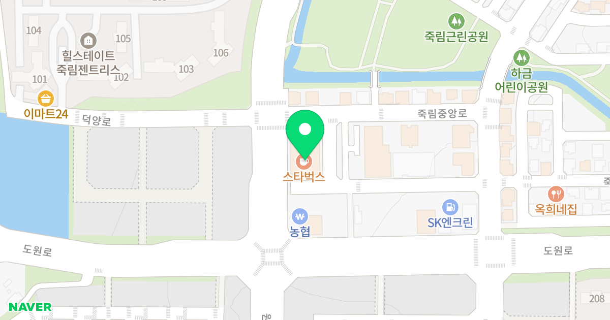 그리올 오피스텔 위치 지도 - 전라남도 여수시 소라면
