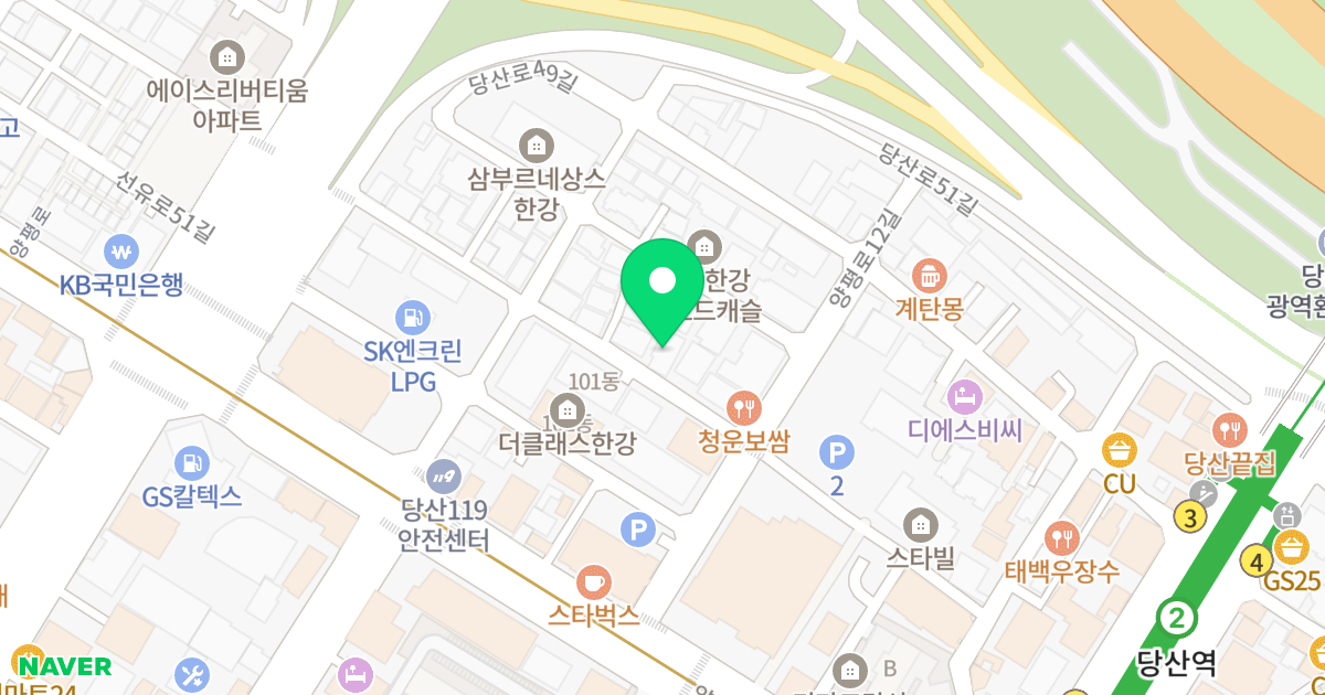 소미골드라인Ⅰ 위치 지도 - 서울특별시 영등포구 선유로54길 15
