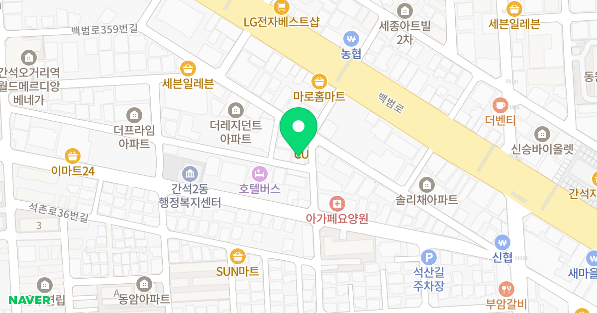 (169-16) 위치 지도 - 인천광역시 남동구 석산로183번길 75