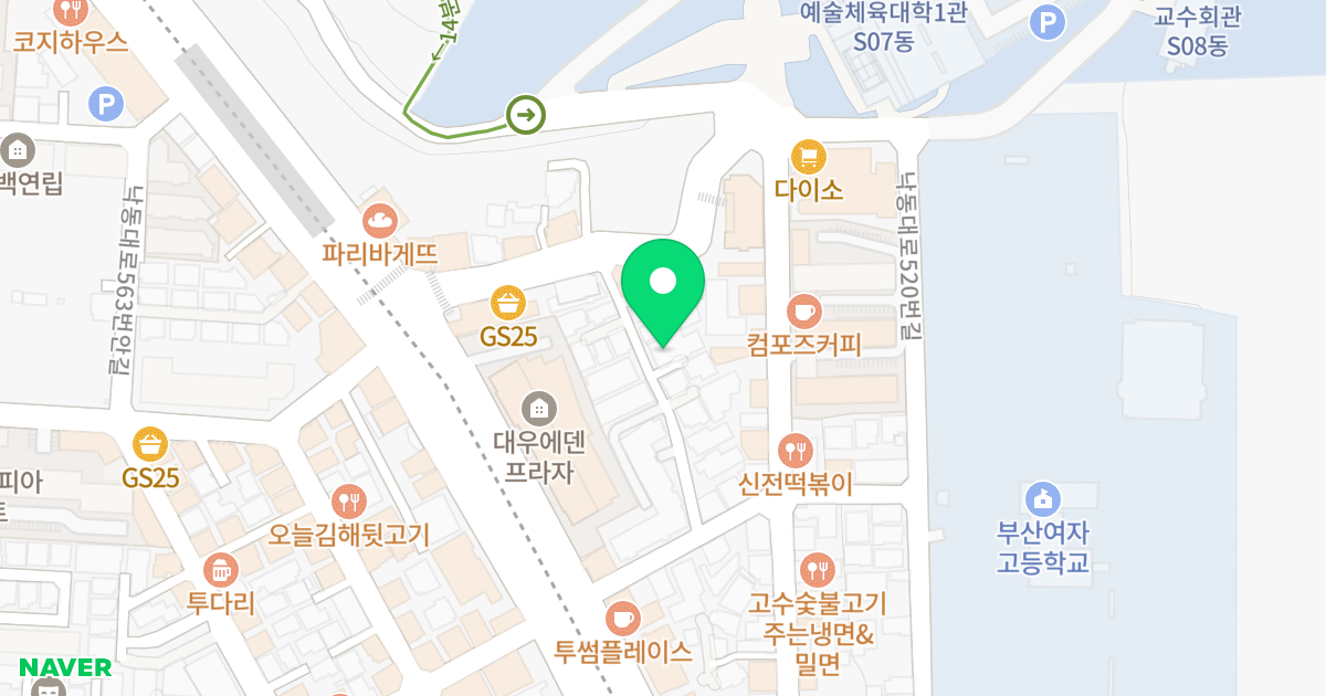 위드빌 위치 지도 - 부산광역시 사하구 낙동대로536번길 9-12