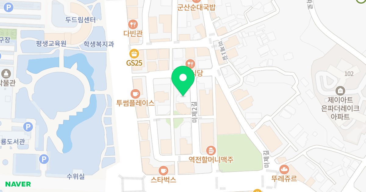 (870-2) 위치 지도 - 전북특별자치도 군산시