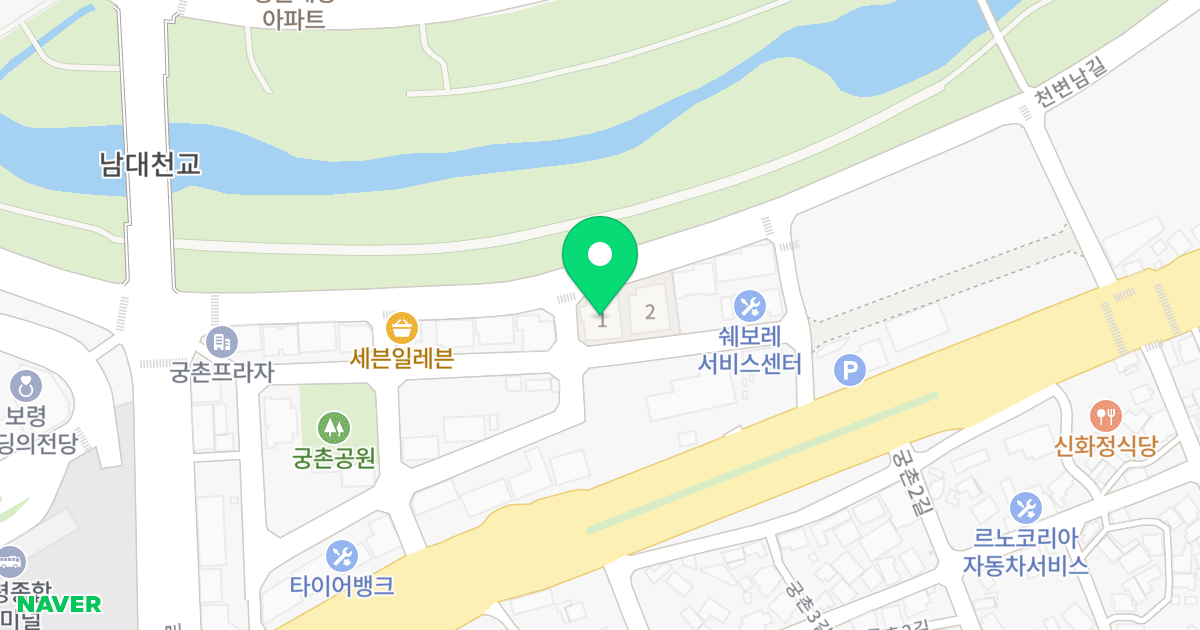트윈스1 위치 지도 - 충청남도 보령시