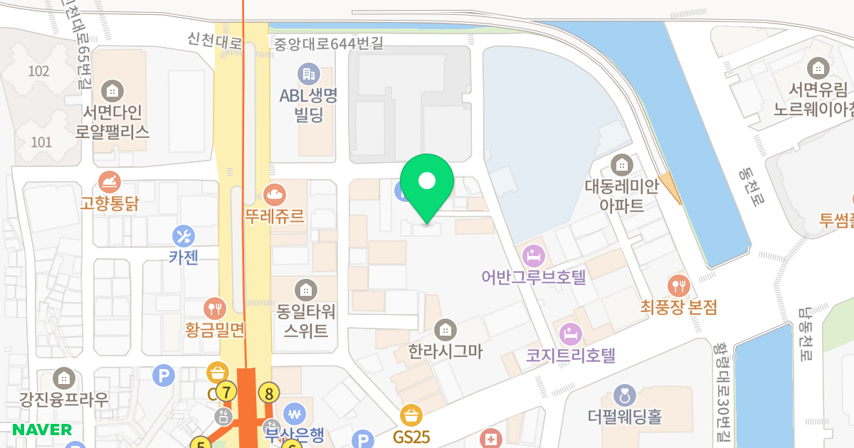 범천빌오피스텔 위치 지도 - 부산광역시 부산진구 황령대로17번길 21-9