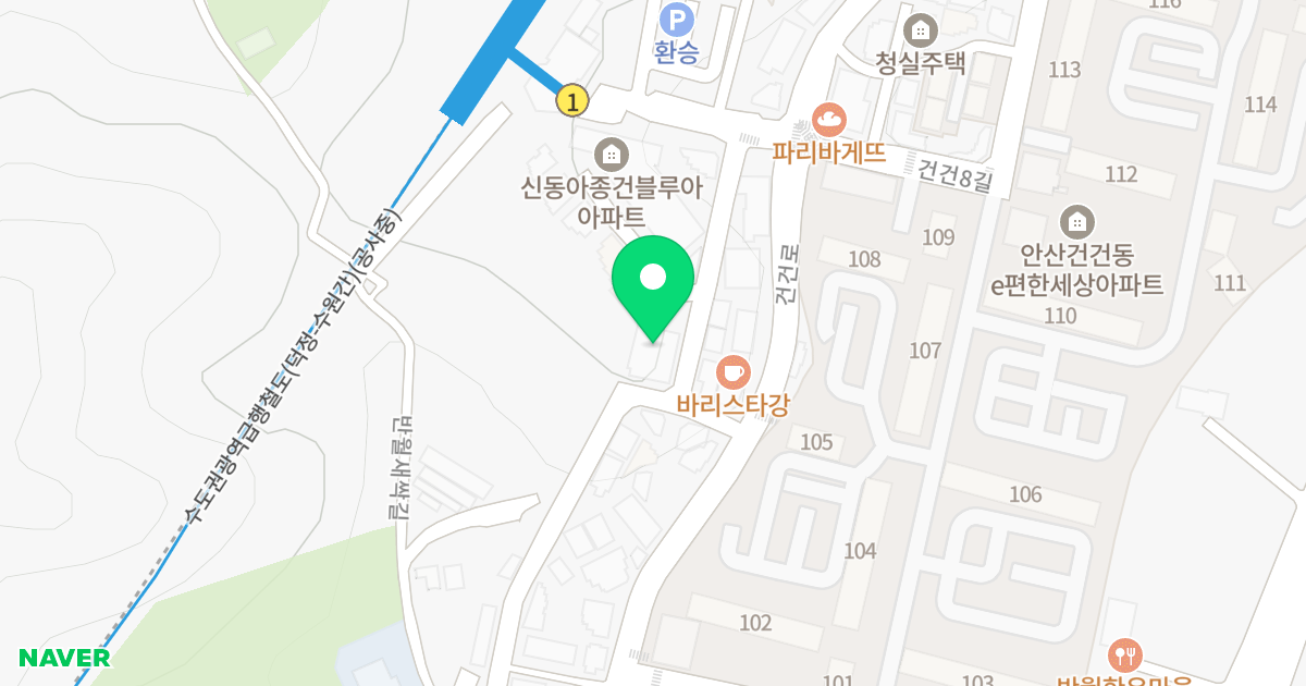 (536-16) 위치 지도 - 경기도 안산시 상록구 반월새싹길 59-5