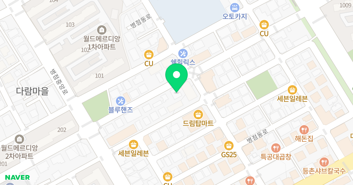 (862-13) 위치 지도 - 경기도 화성시 병점4로 66