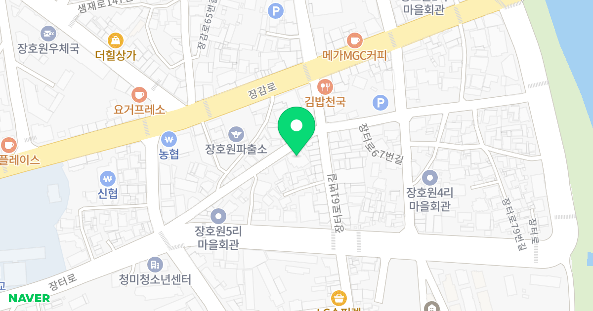 1동 위치 지도 - 경기도 이천시 장호원읍 장터로47번길 26