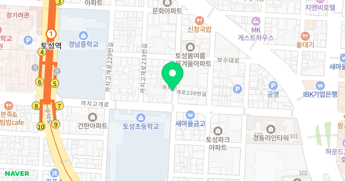 더맵시하우스 위치 지도 - 부산광역시 서구