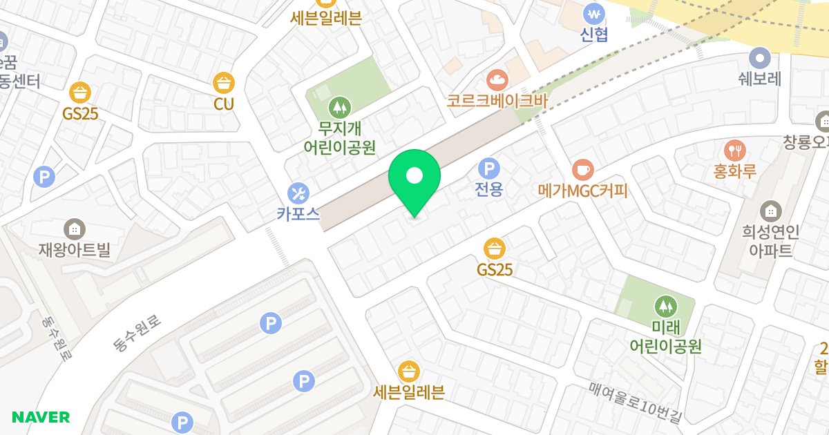 (196-17) 위치 지도 - 경기도 수원시 영통구 동수원로 502