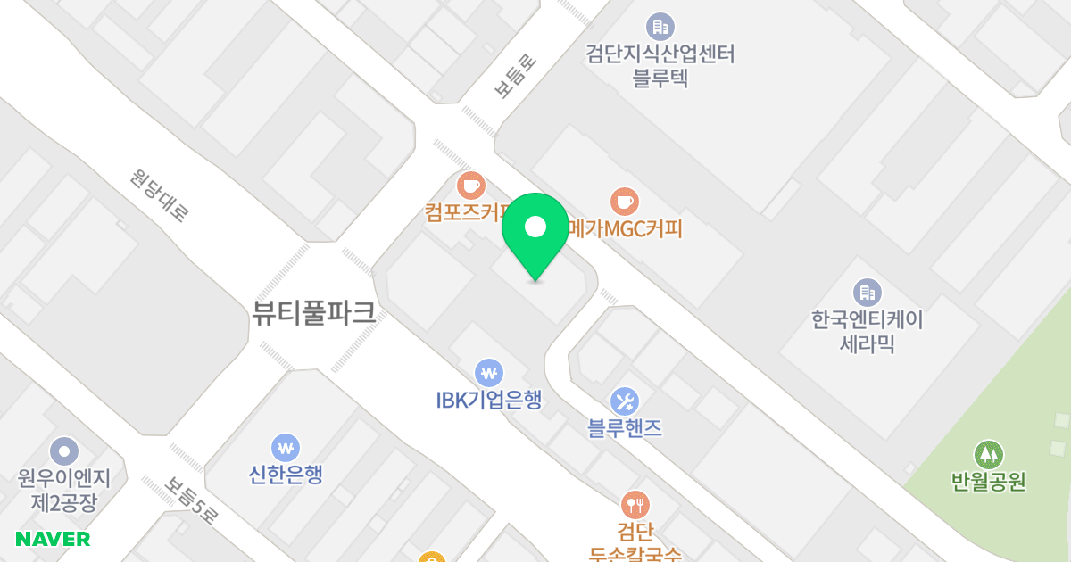 JB바움타워 위치 지도 - 인천광역시 서구