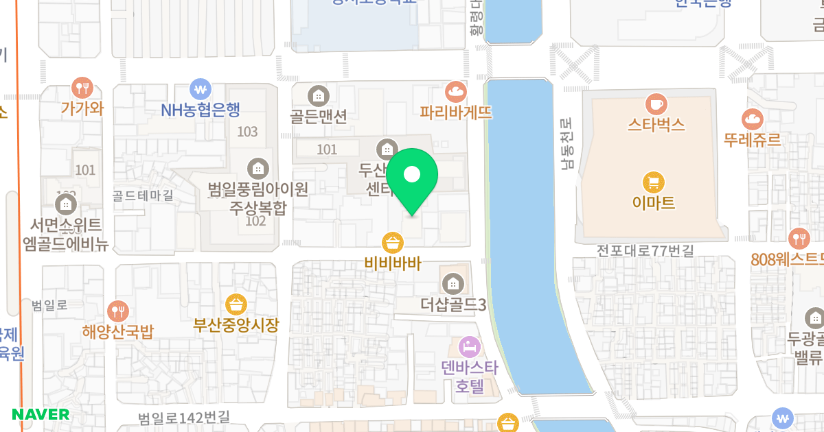 주건축물제1동 위치 지도 - 부산광역시 부산진구 범일로154번길 55