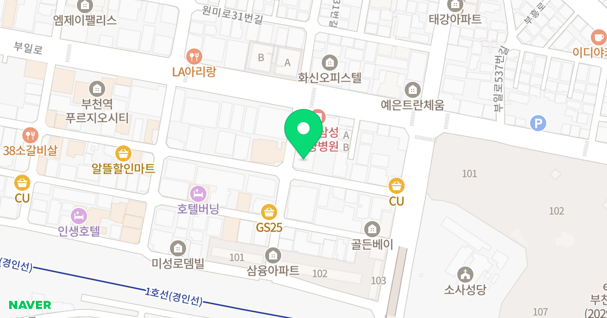 더 네모 위치 지도 - 경기도 부천시 원미구  11
