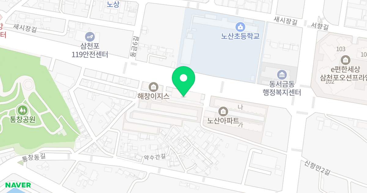 해창이지스 3차 위치 지도 - 경상남도 사천시 동금로 68