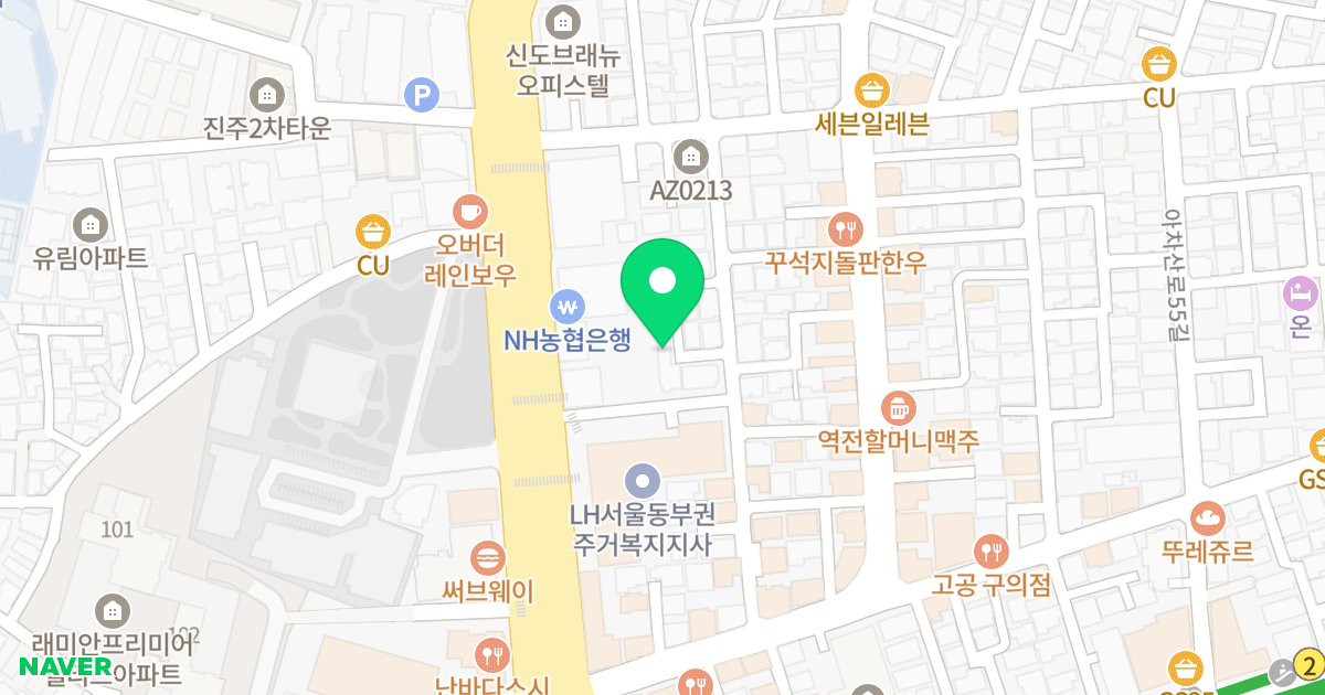 one-타워 위치 지도 - 서울특별시 광진구 아차산로49길 41-5