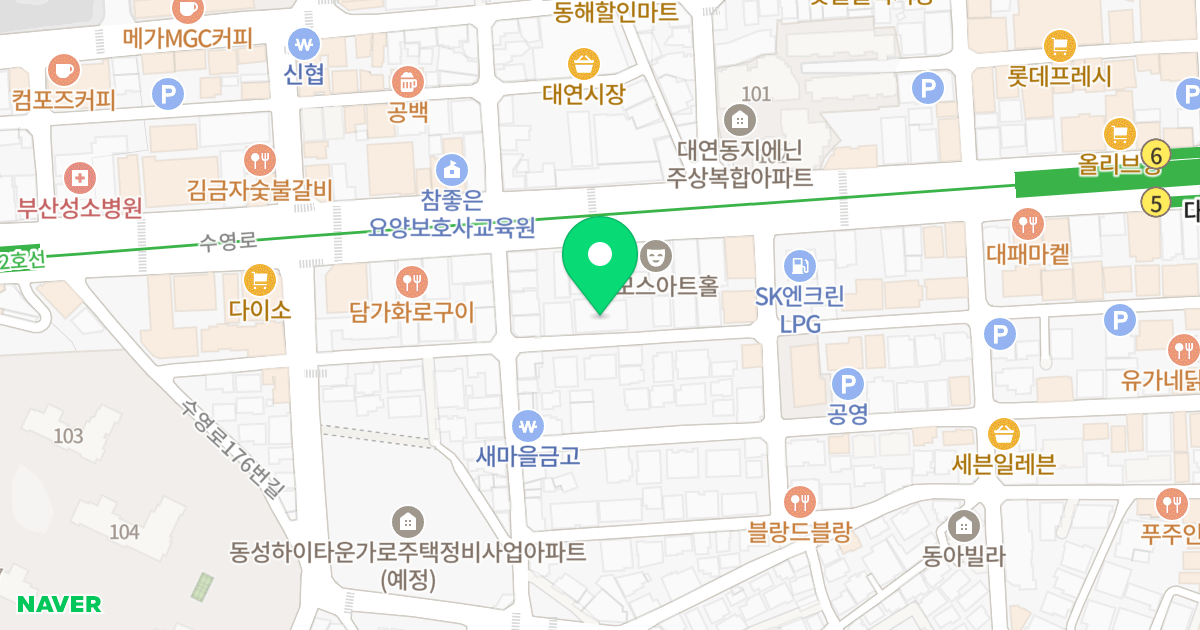 더샵골드 위치 지도 - 부산광역시 남구 유엔평화로4번길 60