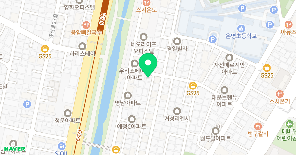 수성렉스빌 위치 지도 - 서울특별시 은평구 응암로29길 25