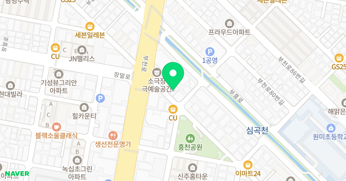 정우팰리스 위치 지도 - 경기도 부천시 원미구  11