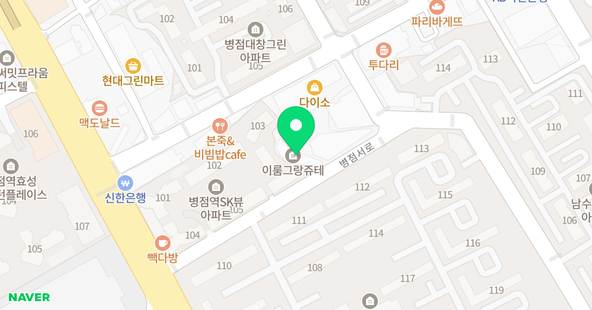 (431-4) 위치 지도 - 경기도 화성시 병점서로 31-10
