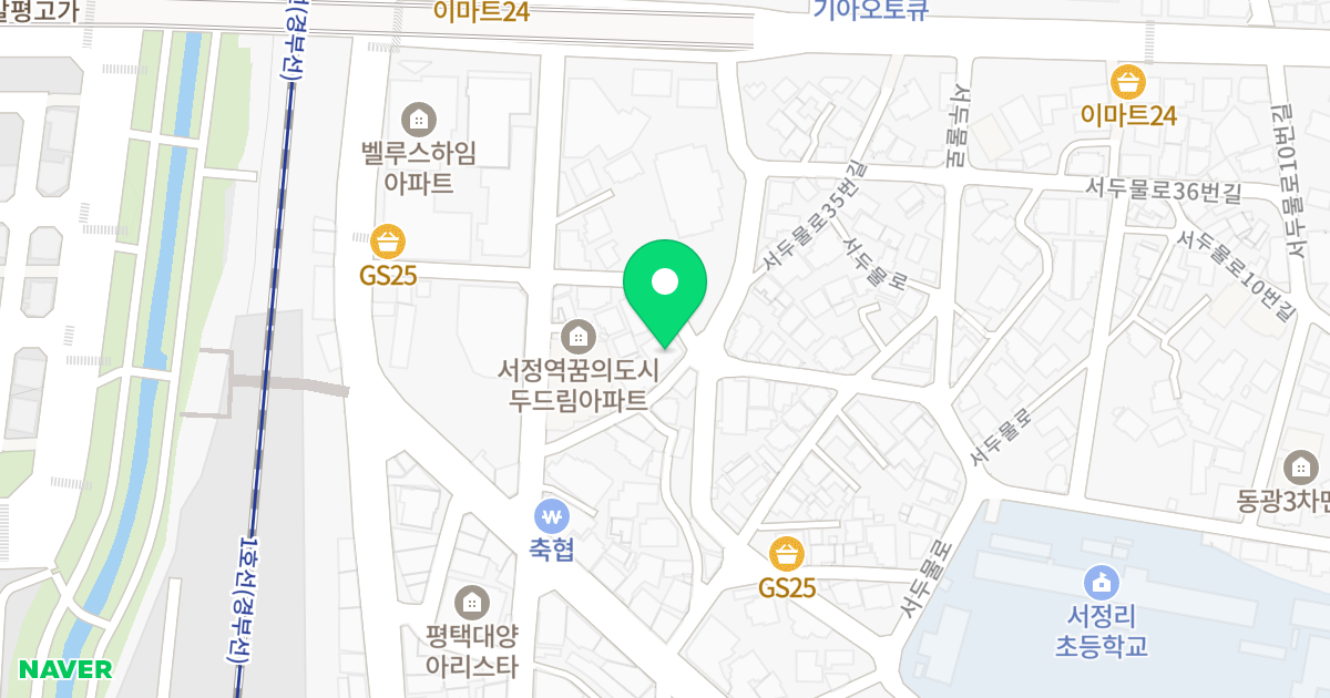 삼성리츠빌 위치 지도 - 경기도 평택시 서정역로58번길 6-13